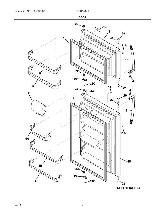 Diagram for FFHT1514TW2