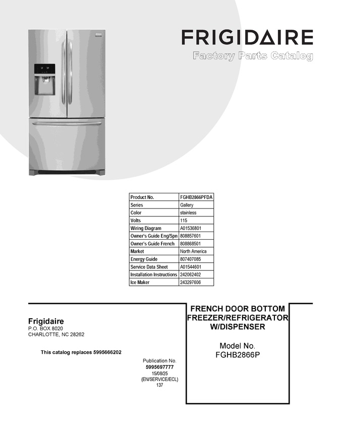 Diagram for FGHB2866PFDA