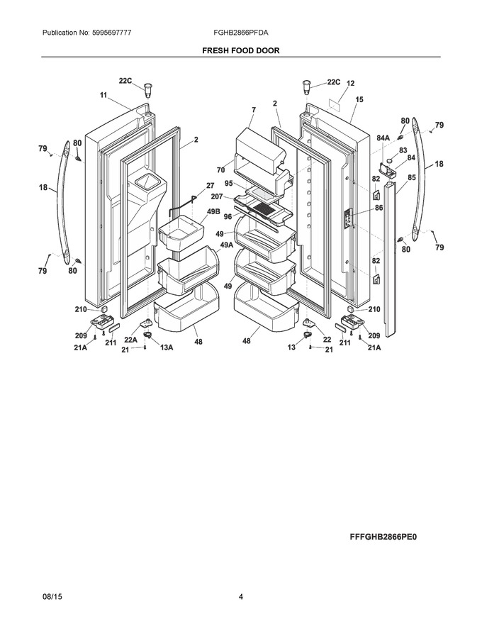 Diagram for FGHB2866PFDA