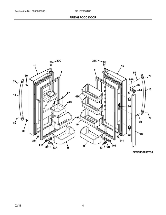 Diagram for FFHD2250TS0