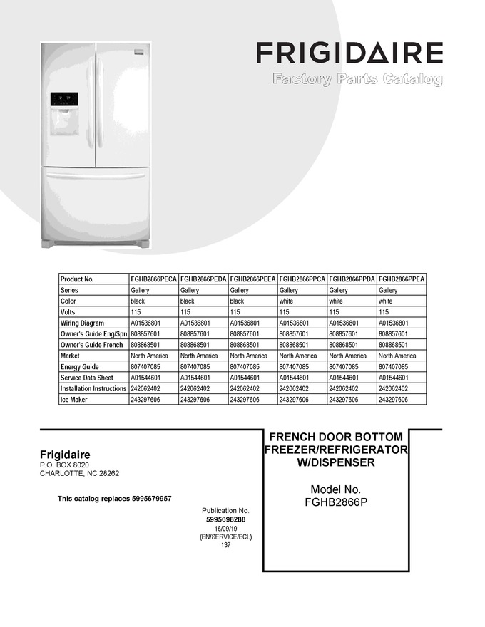 Diagram for FGHB2866PPEA