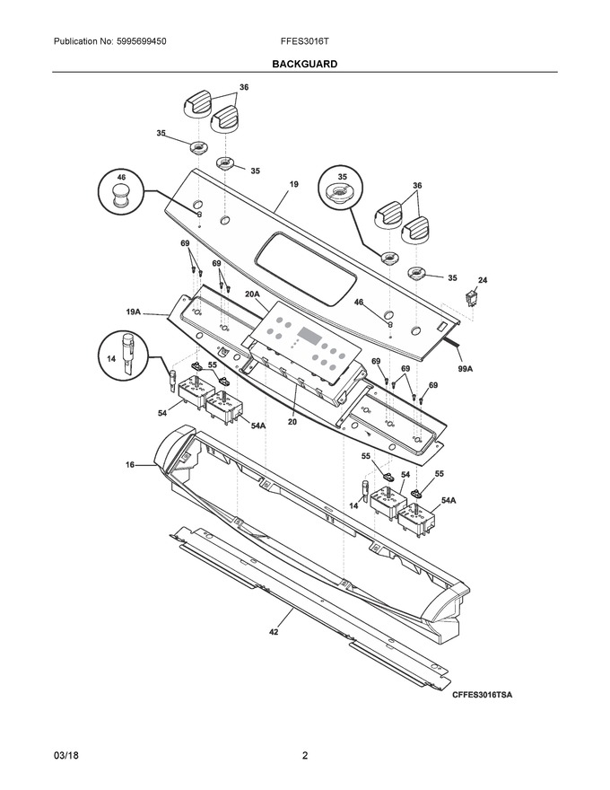 Diagram for FFES3016TWB