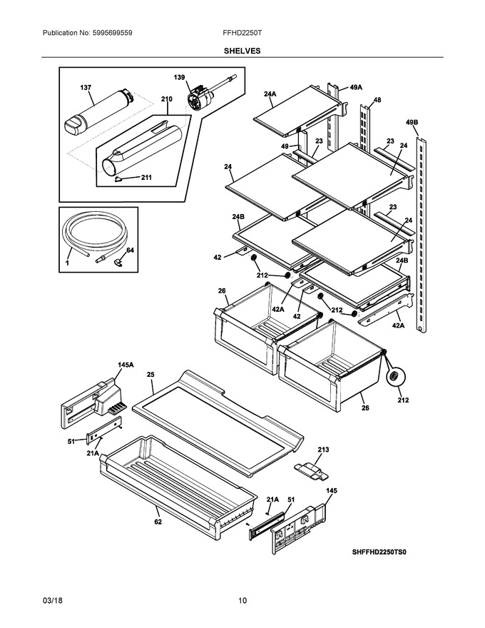 Diagram for FFHD2250TS3