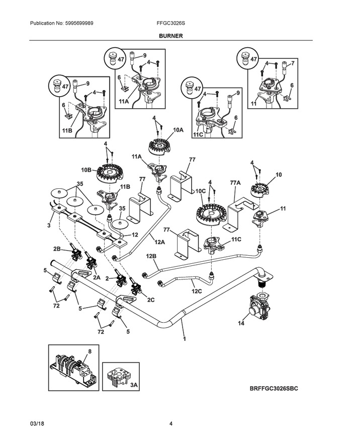 Diagram for FFGC3026SWC