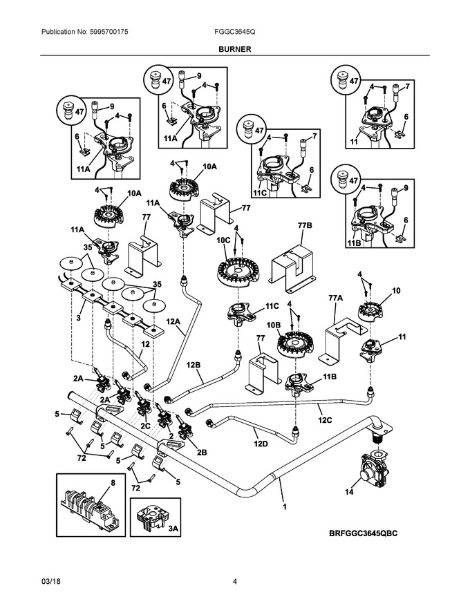Diagram for FGGC3645QSC