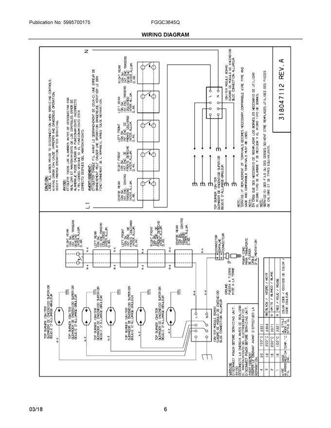Diagram for FGGC3645QSC
