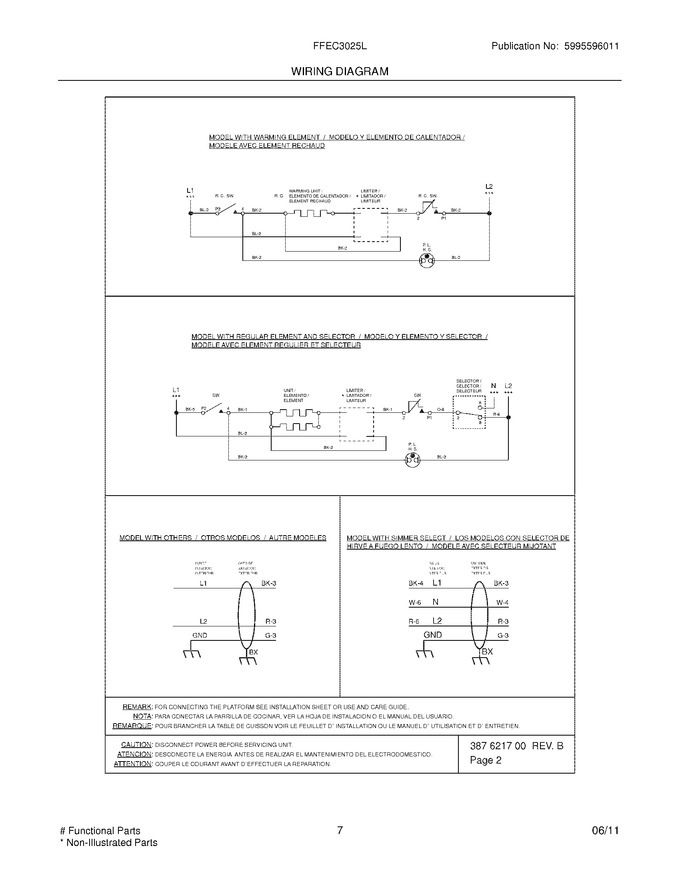 Diagram for FFEC3025LB1