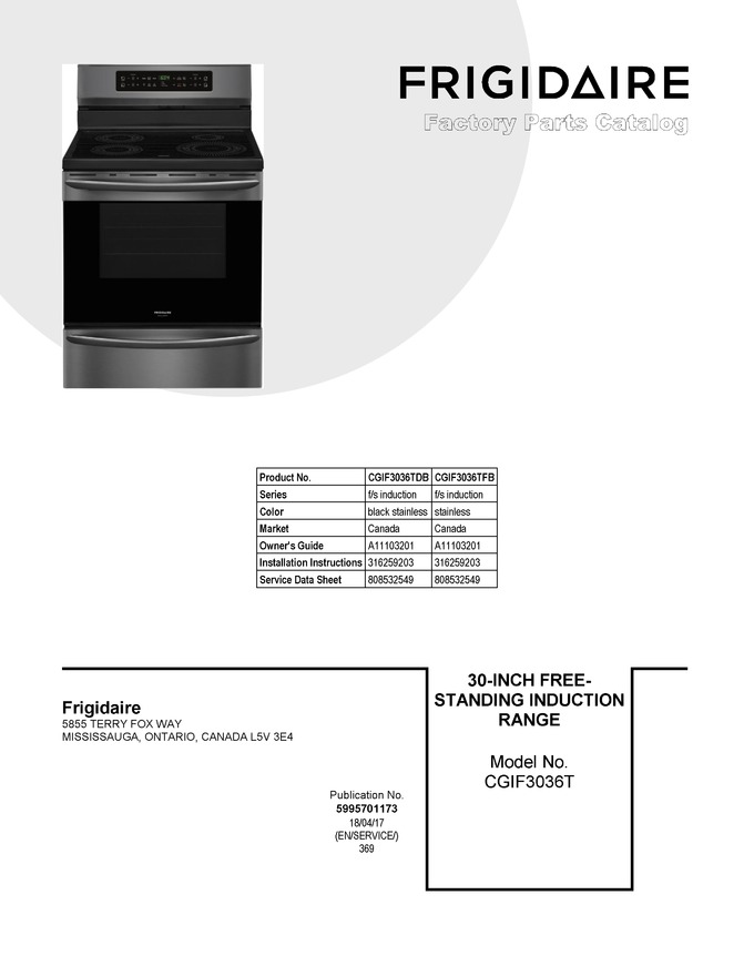 Diagram for CGIF3036TFB