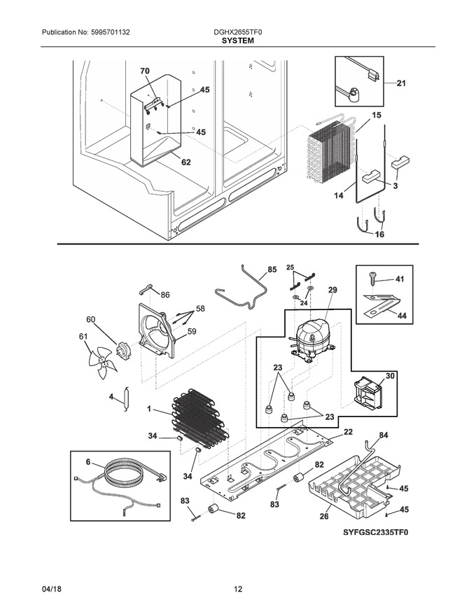 Diagram for DGHX2655TF0