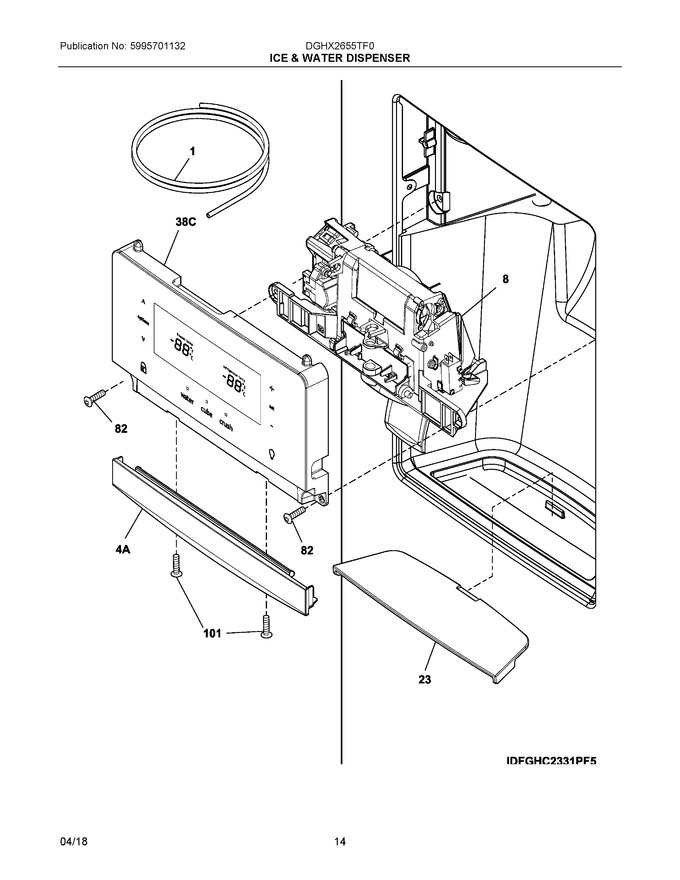 Diagram for DGHX2655TF0