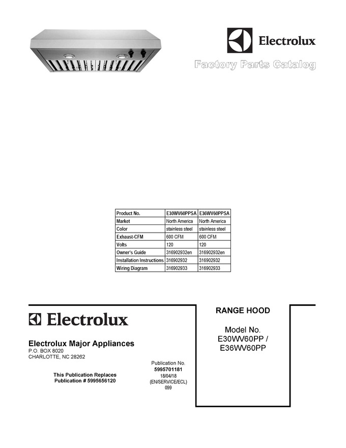 Diagram for E30WV60PPSA