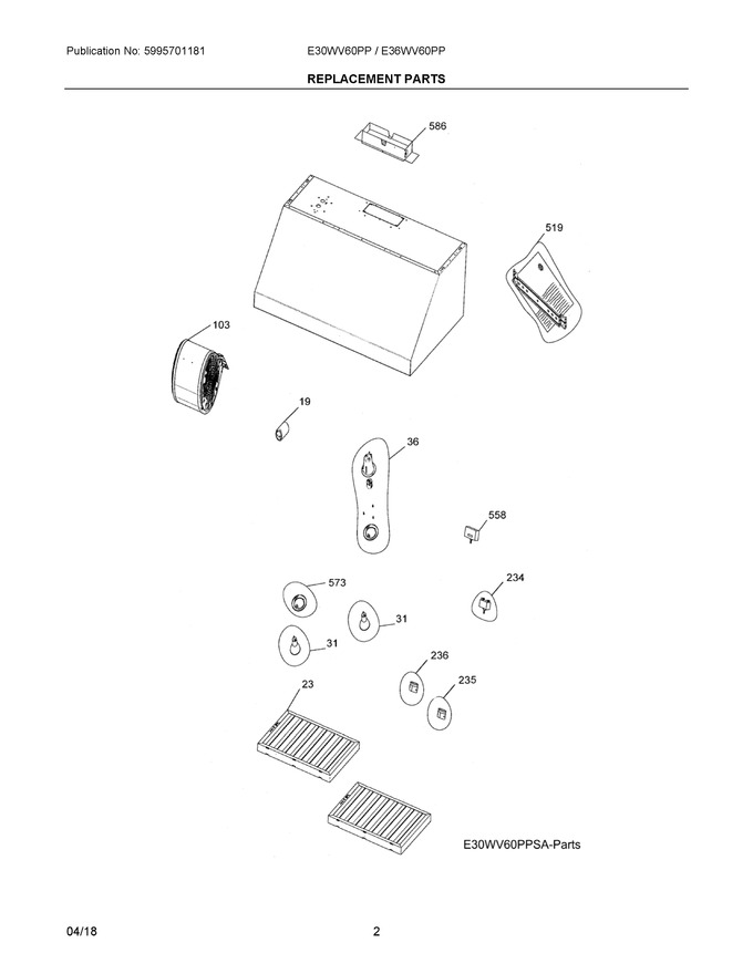 Diagram for E30WV60PPSA