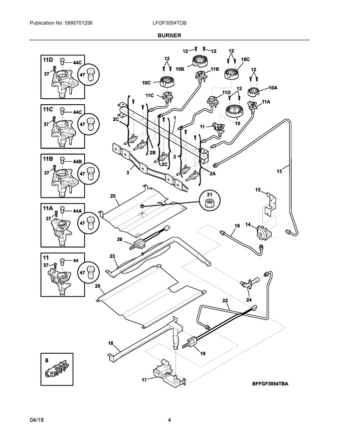 Diagram for LFGF3054TDB