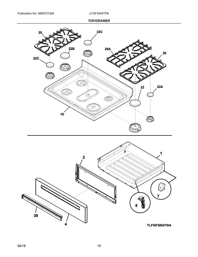 Diagram for LFGF3054TFB
