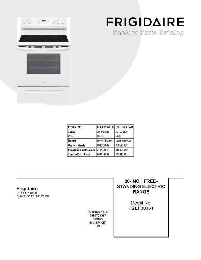 Diagram for FGEF3036TWD