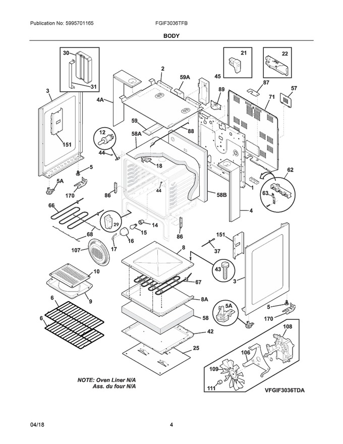 Diagram for FGIF3036TFB