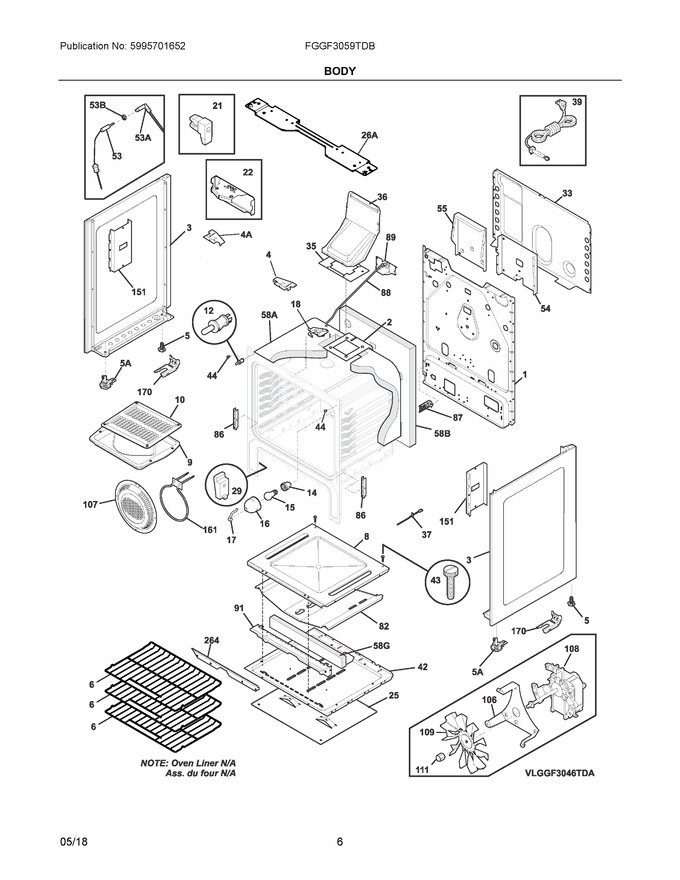 Diagram for FGGF3059TDB