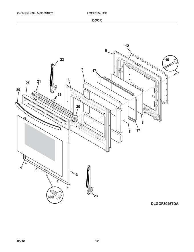 Diagram for FGGF3059TDB
