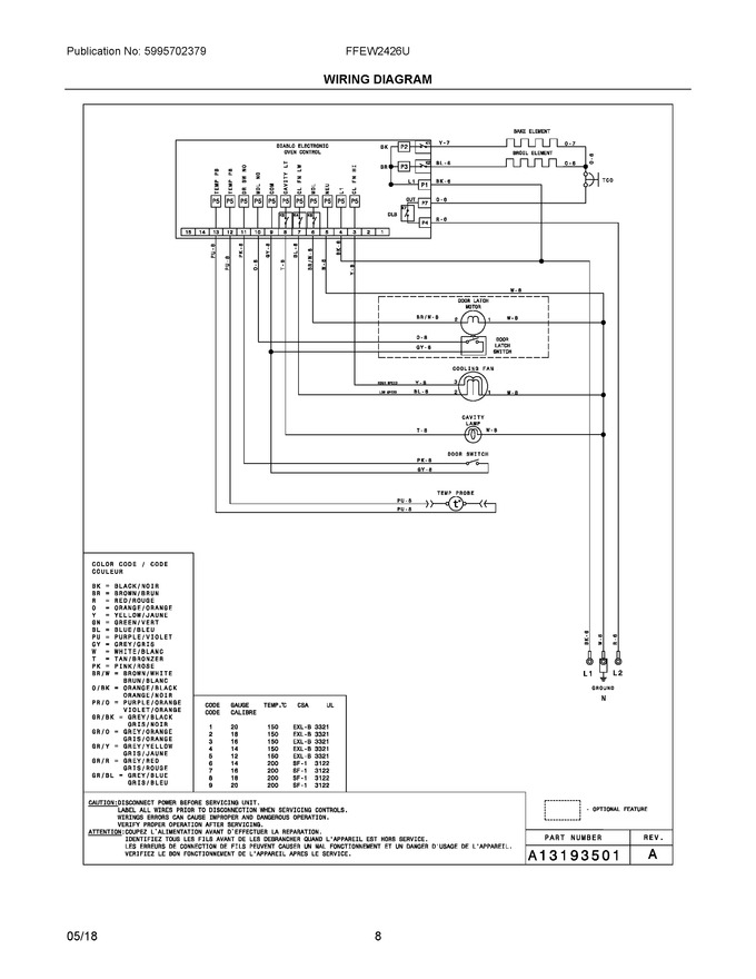 Diagram for FFEW2426UBA