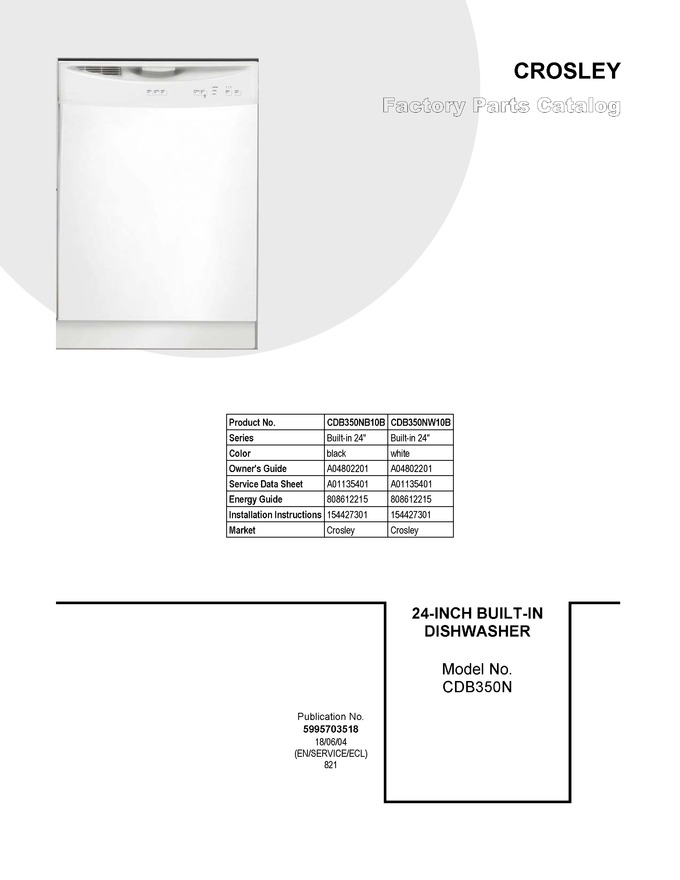 Diagram for CDB350NW10B