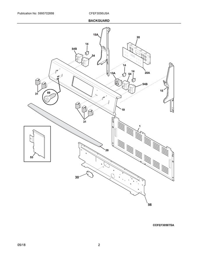 Diagram for CFEF3056USA