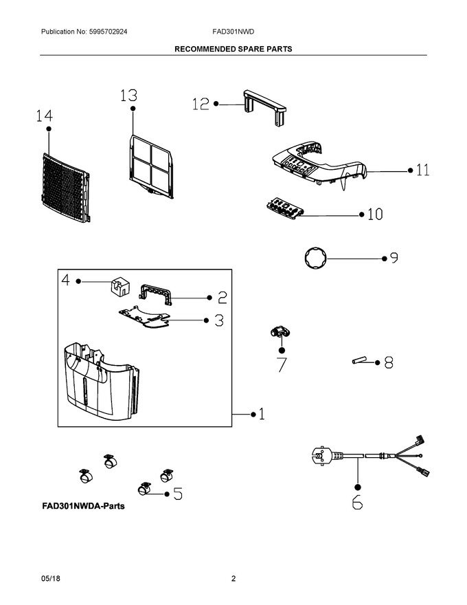 Diagram for FAD301NWDE0