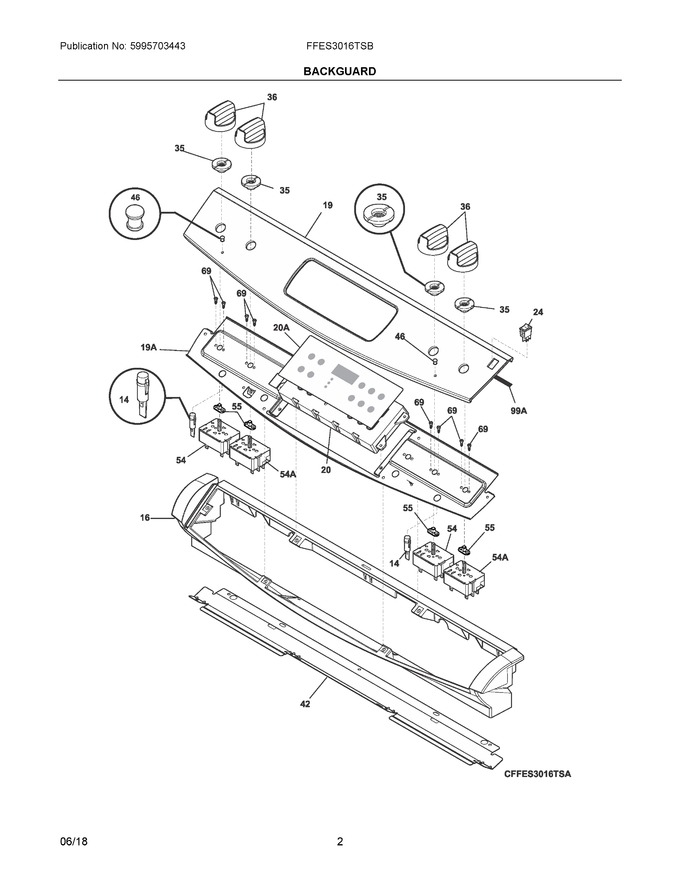 Diagram for FFES3016TSB