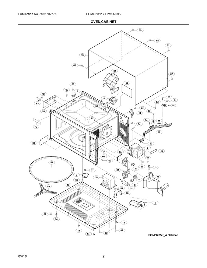 Diagram for FGMO205KWA