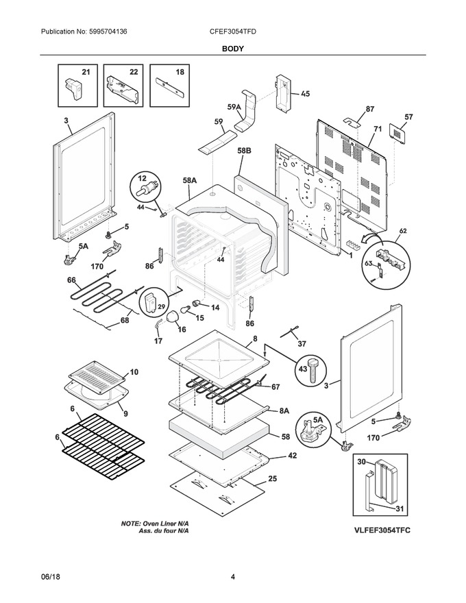 Diagram for CFEF3054TFD