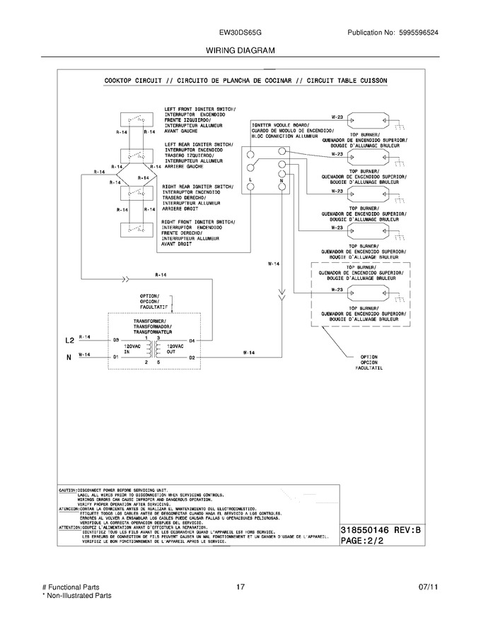 Diagram for EW30DS65GW7