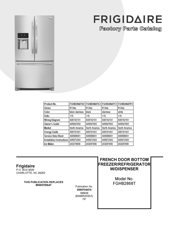 Diagram for FGHB2868TP2