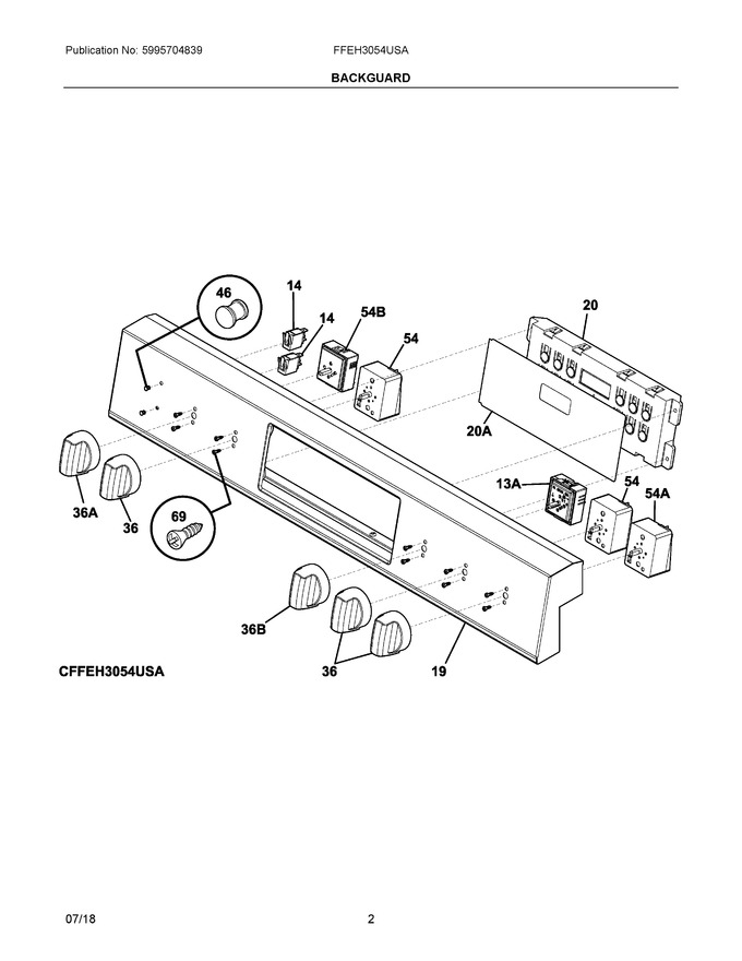 Diagram for FFEH3054USA