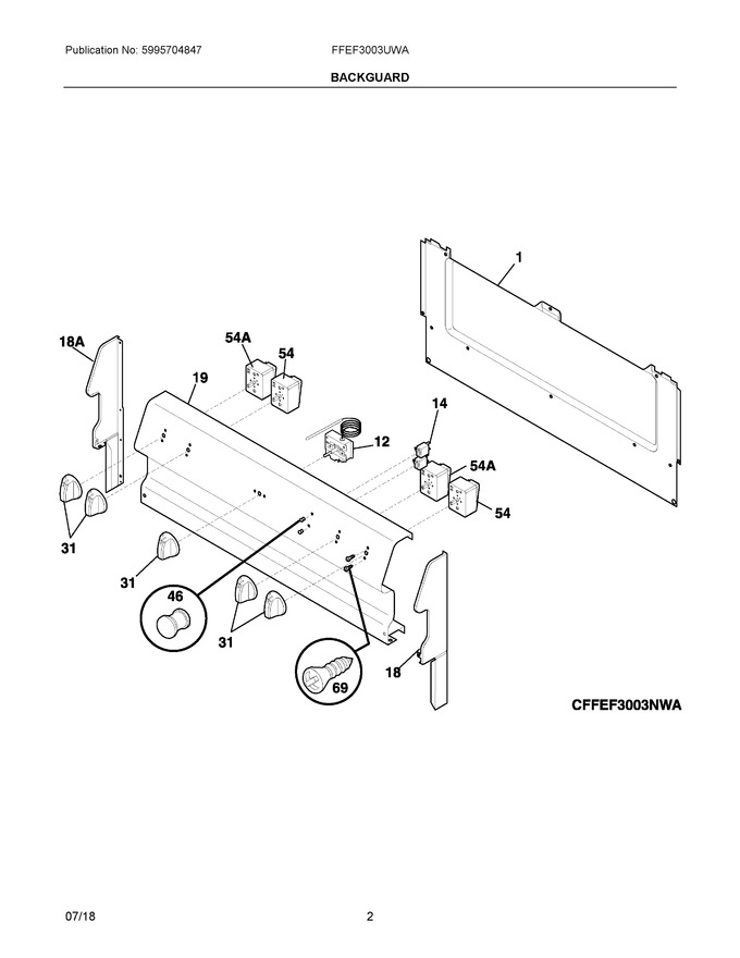 Diagram for FFEF3010UWA