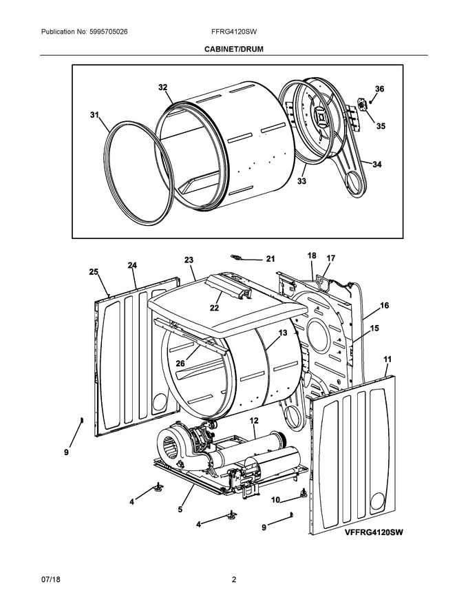 Diagram for FFRG4120SW
