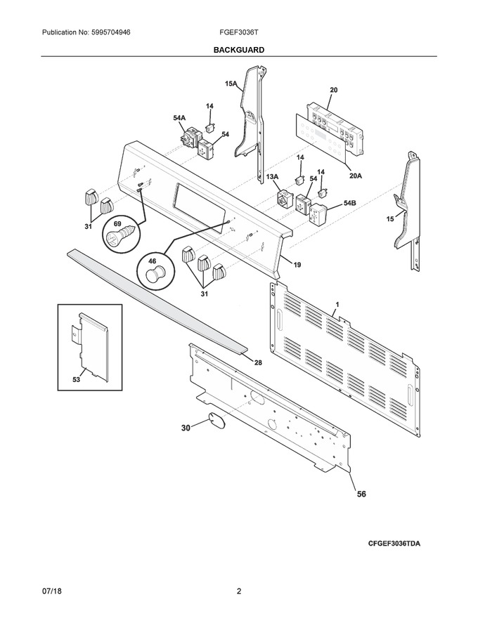 Diagram for FGEF3036TBE