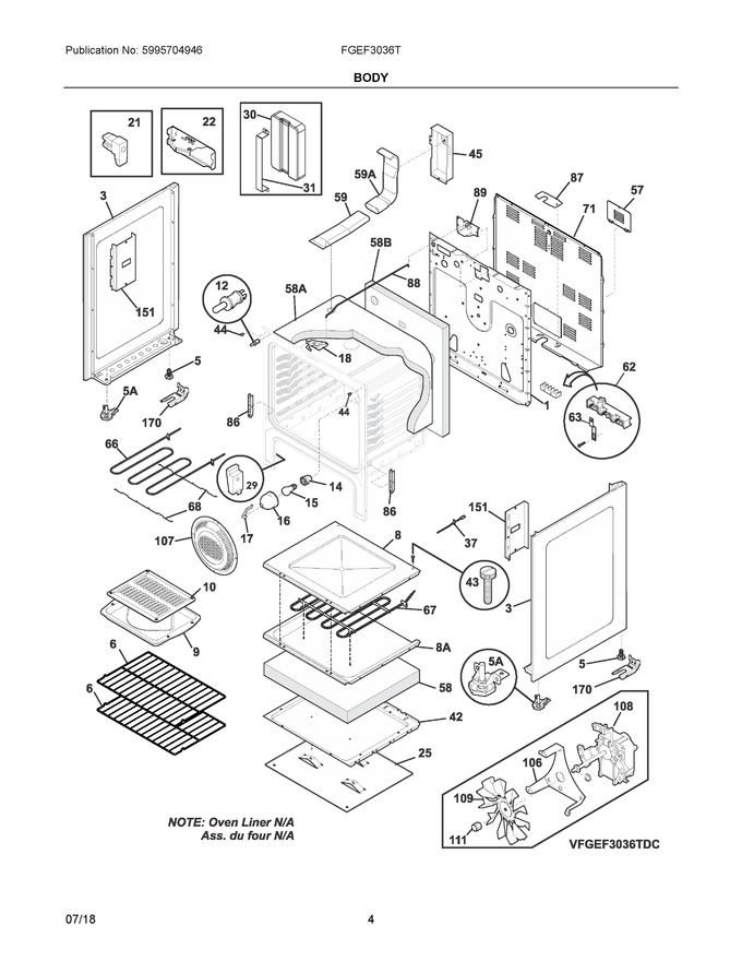 Diagram for FGEF3036TBE