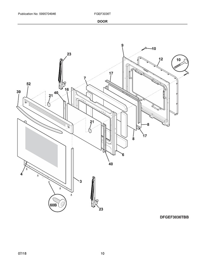 Diagram for FGEF3036TBE