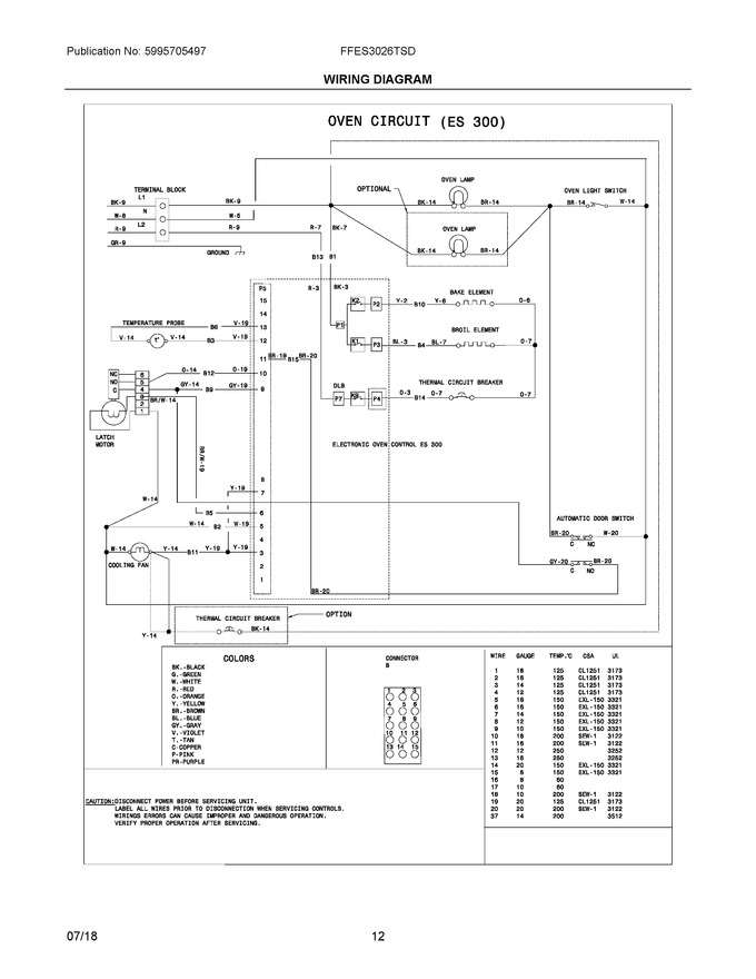 Diagram for FFES3026TSD