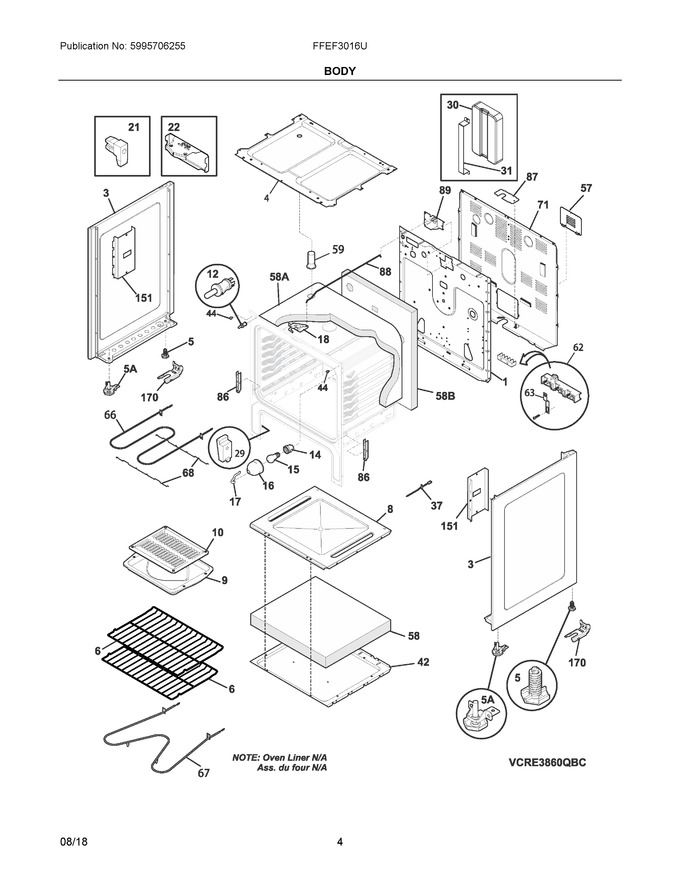 Diagram for FFEF3016UBB