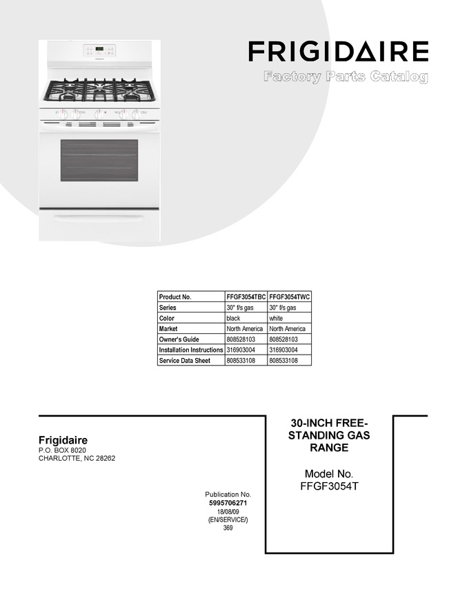 Diagram for FFGF3054TWC
