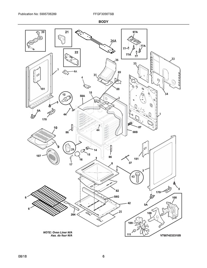 Diagram for FFGF3056TSB