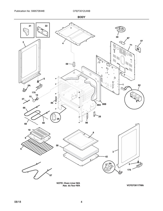 Diagram for CFEF3012UWB