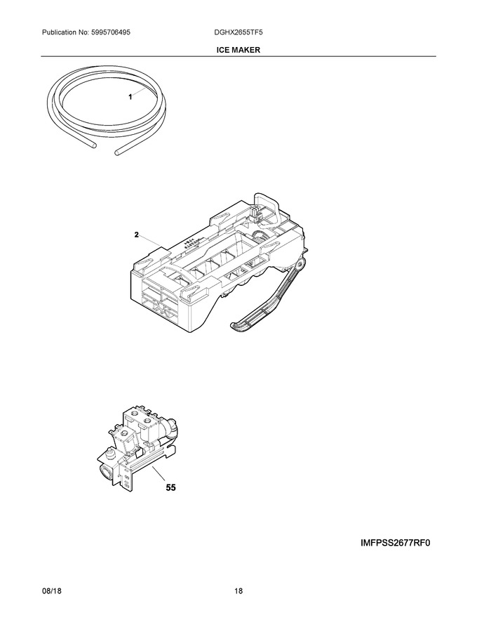 Diagram for DGHX2655TF5