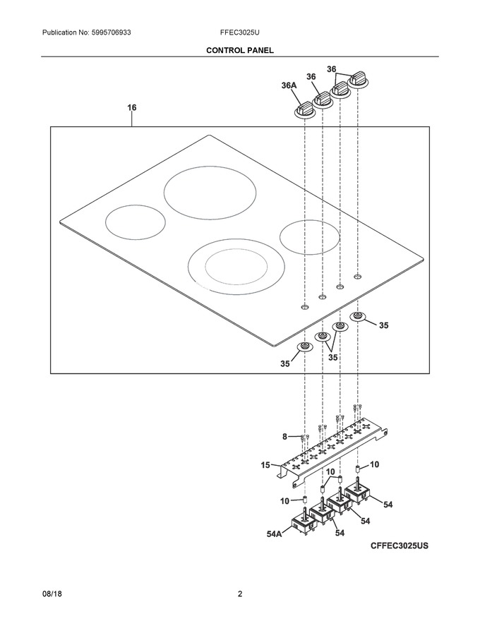 Diagram for FFEC3025UB