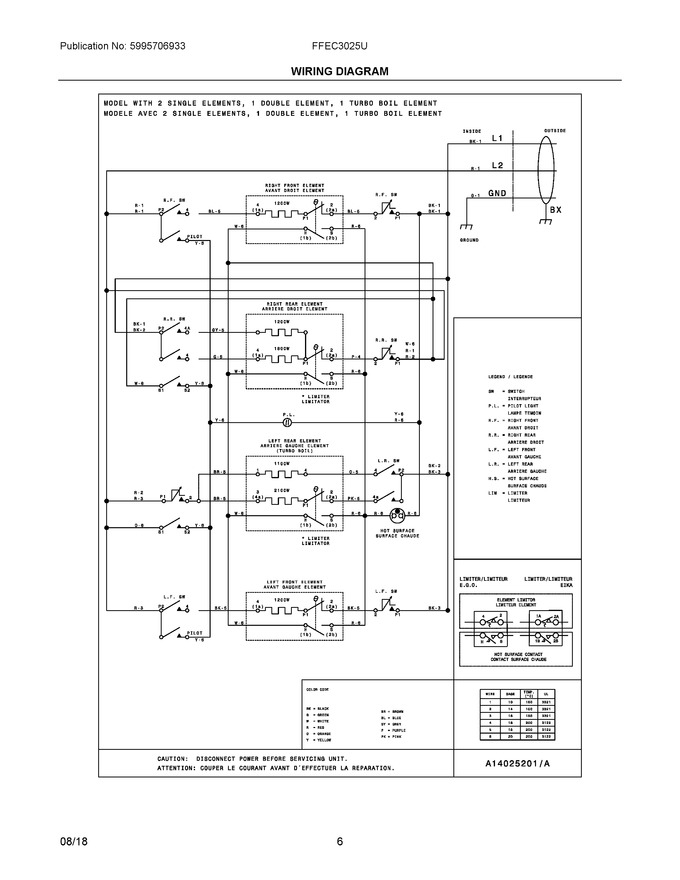 Diagram for FFEC3025UB