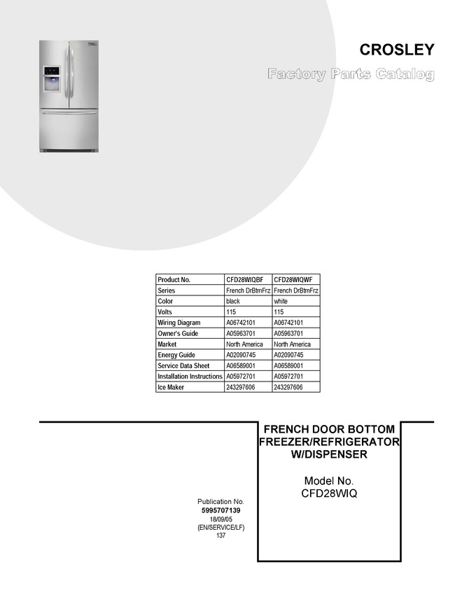 Diagram for CFD28WIQWF