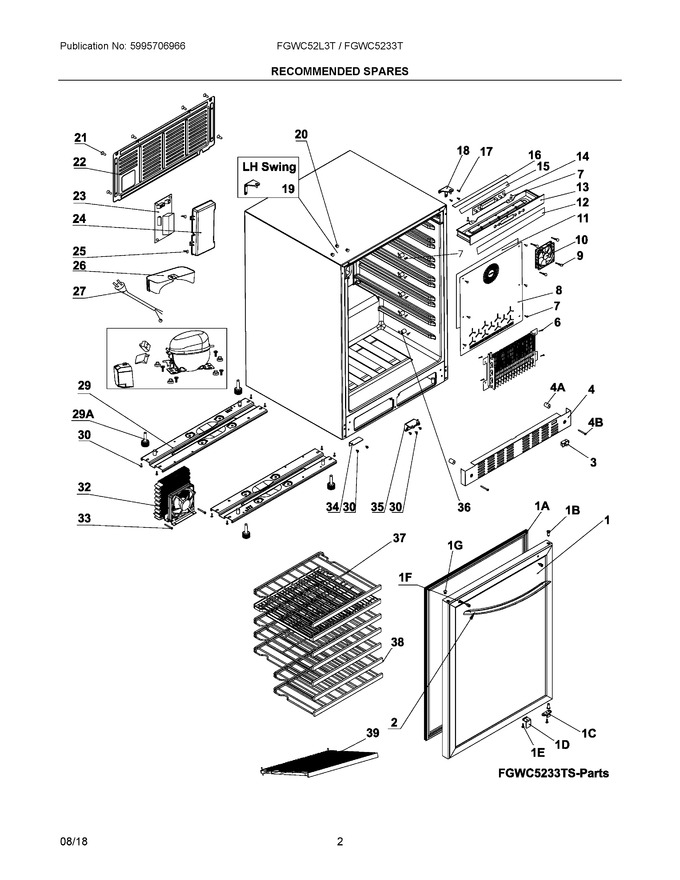 Diagram for FGWC52L3TS