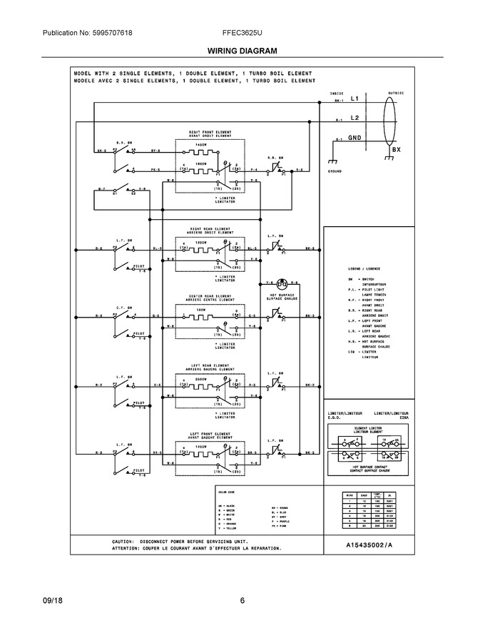 Diagram for FFEC3625UB