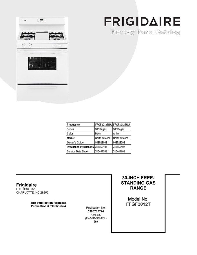 Diagram for FFGF3012TBA
