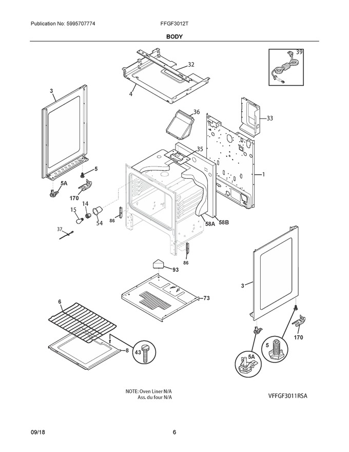 Diagram for FFGF3012TWA